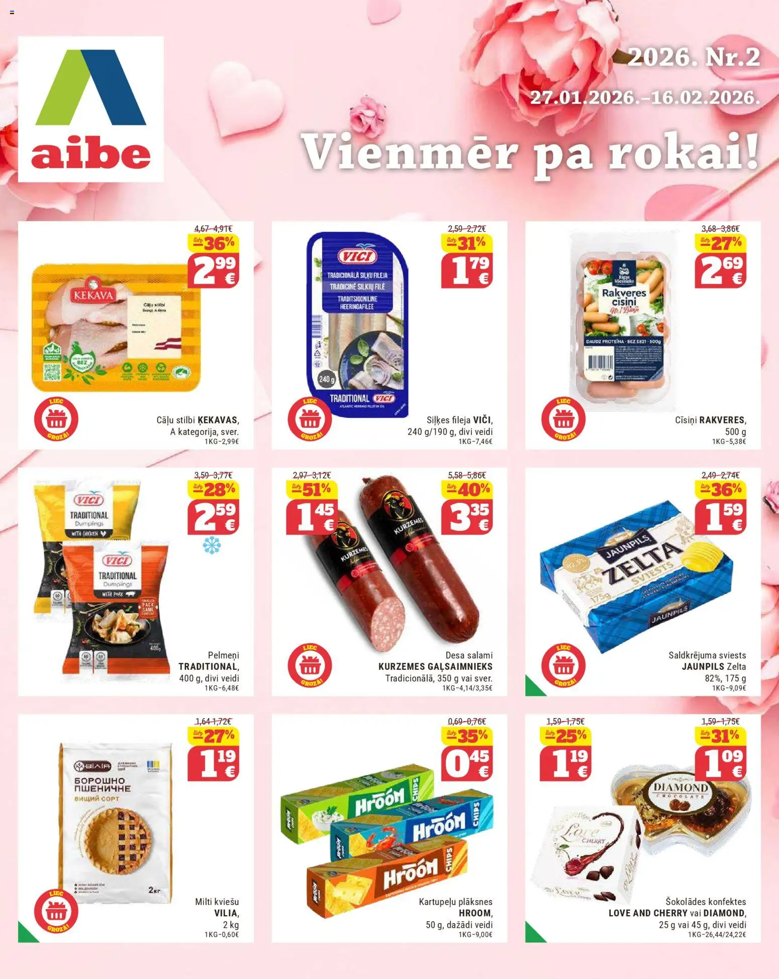 Skatīt Aibe akciju bukletu, derīgs no 27.01.2026.