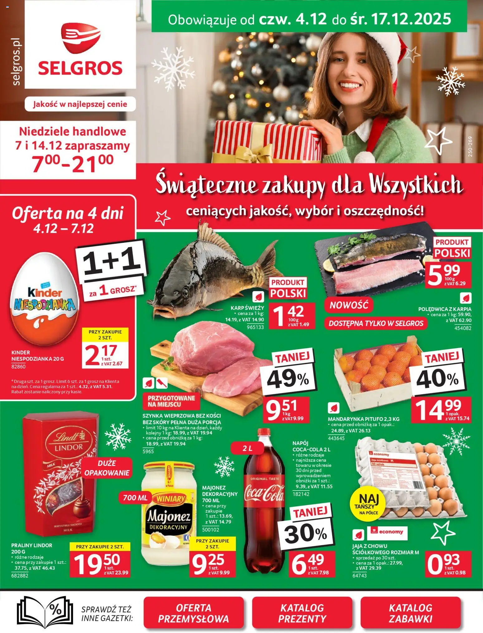 Pogląd gazetki "Gazetka" ze sklepu Selgros cash&carry ważnej od 04.12.2025