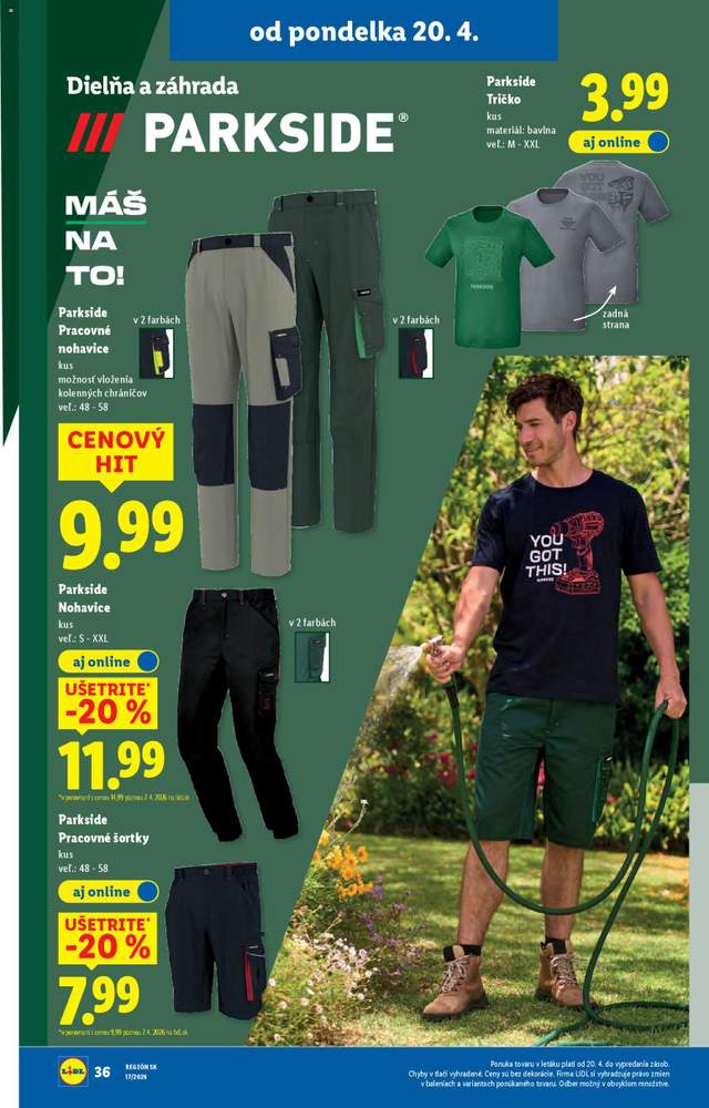 Nový Lidl leták od 20.04.