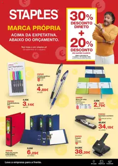 Pré-visualização do folheto da loja Staples válida a partir de 29/09/2025