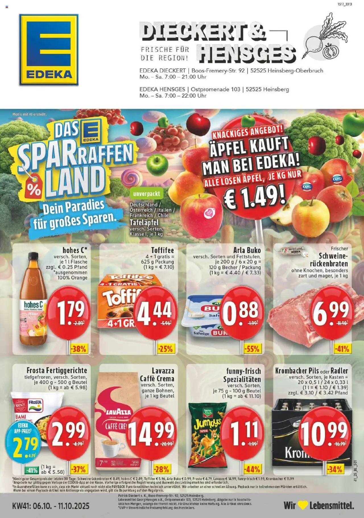 EDEKA Prospekt ab 06.10.2025 - Prospekt Heinsberg Online