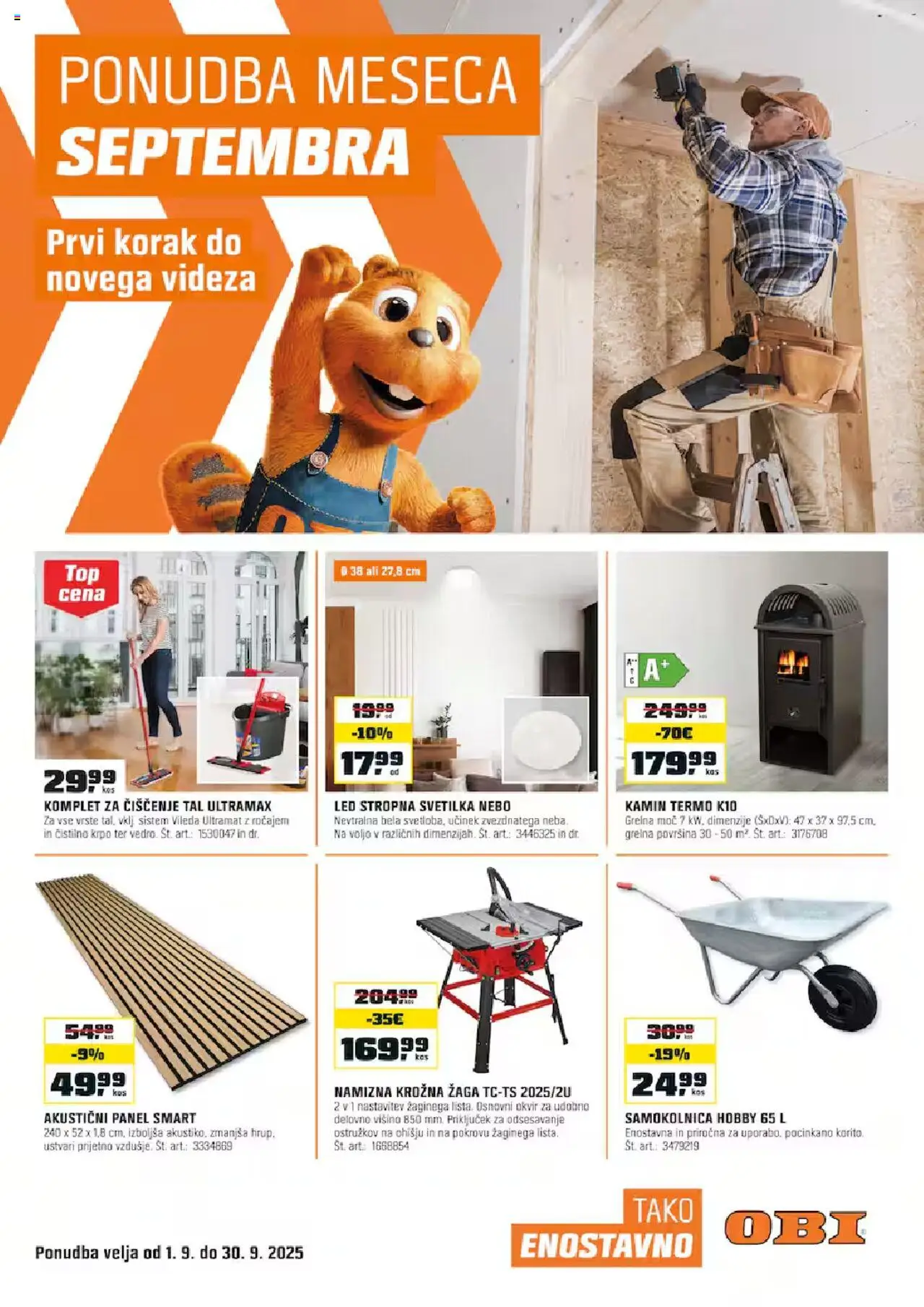 OBI Katalog od 01.09.2025 - aktualna ponudba - stran 1
