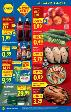 Náhľad Lidl letáku platného od 16.09.2025