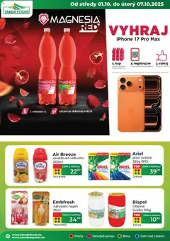 Náhled nabídky: Tamda Foods Leták platný od 01.10.2025