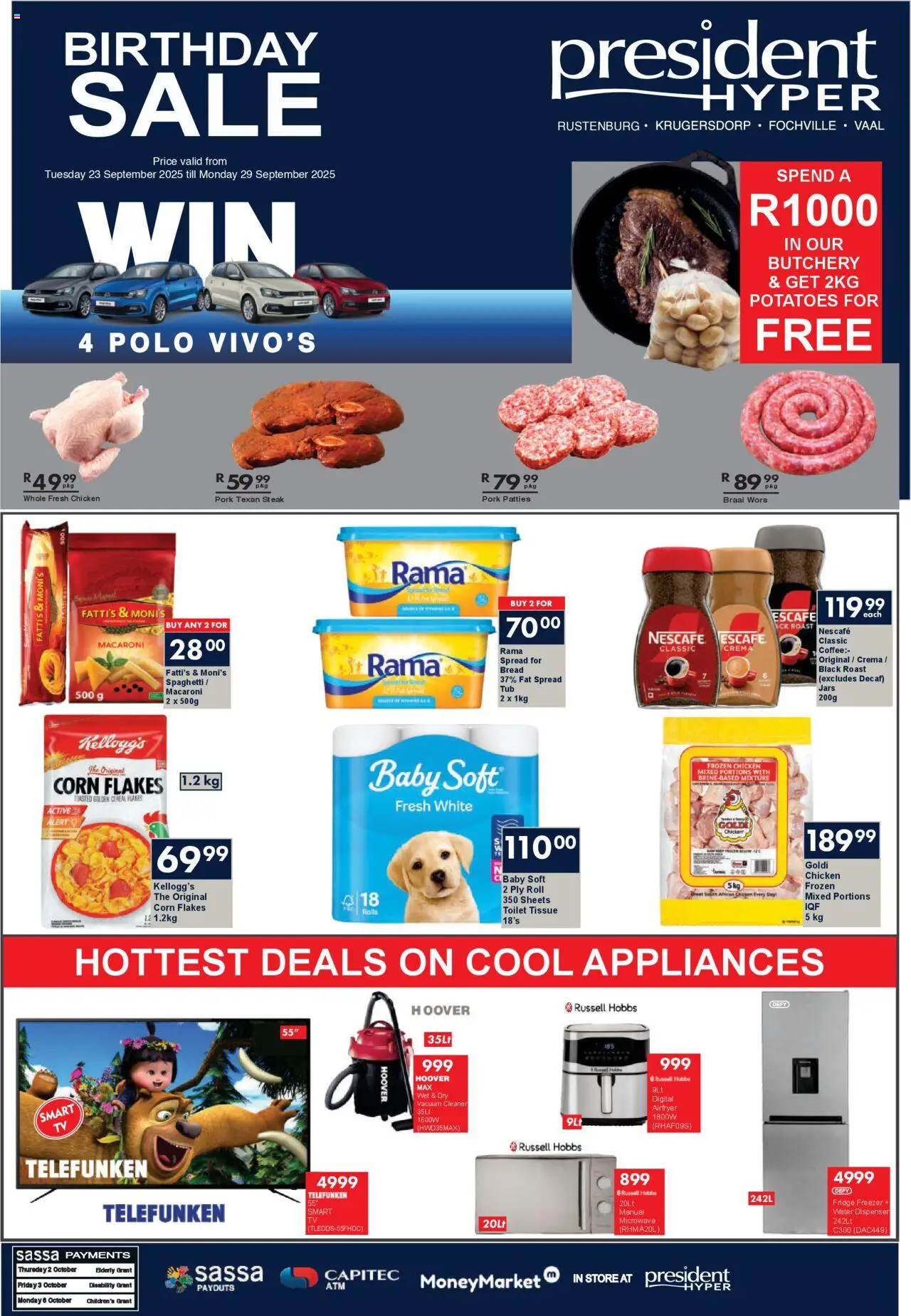 President Hyper Birthday Sale from 23/09 - 29/09/2025 > Promotions