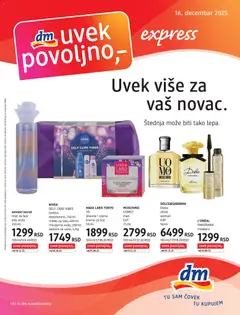 Pregled DM Drogerie kataloga - važi od 01.12.2025