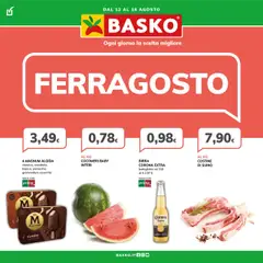 Anteprima dell'opuscolo Attuale volantino dal negozio Basko valido da 12/08/2025