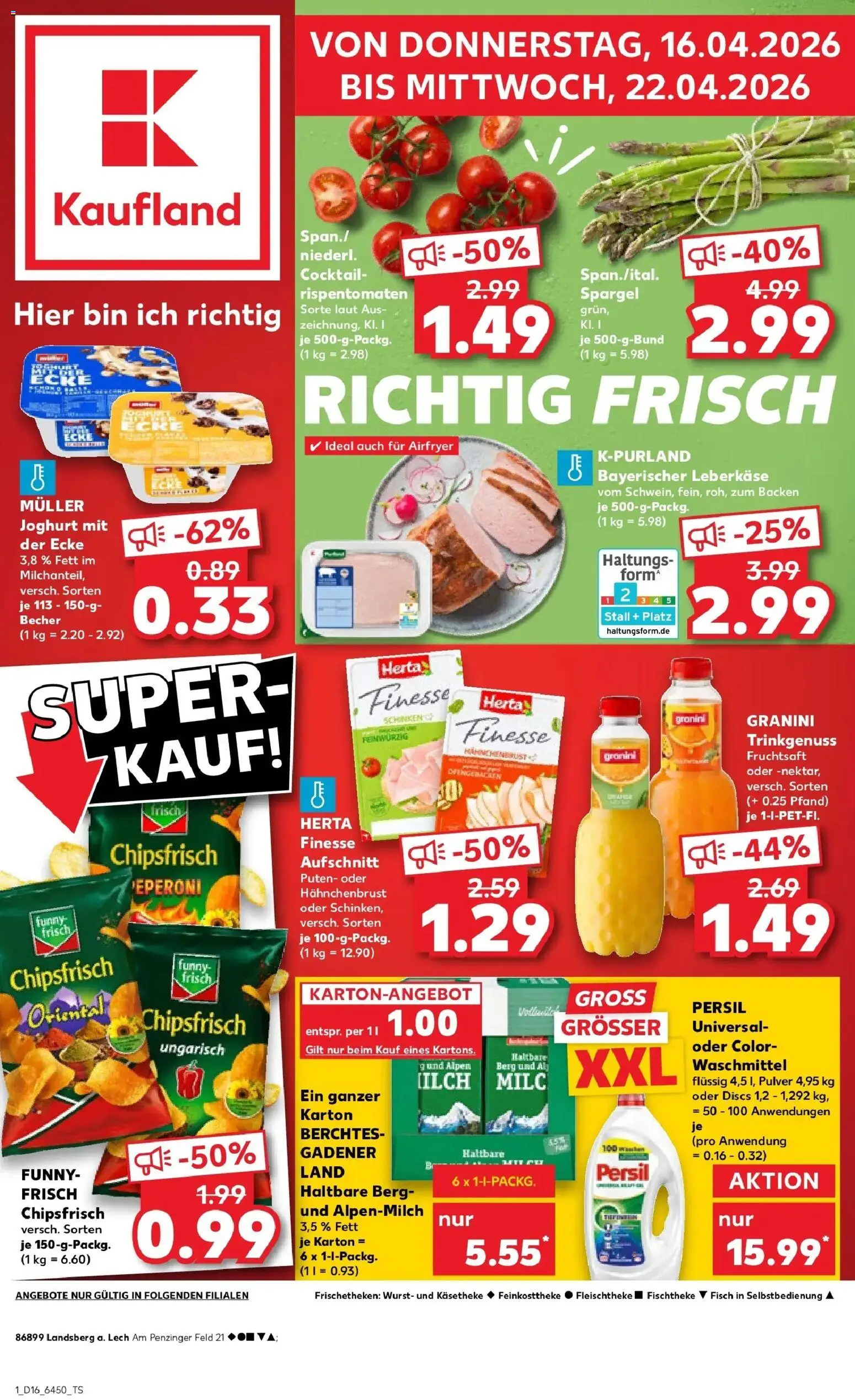 Vorschau von dem Prospekt des Geschäftes Kaufland, gültig ab dem 16.04.2026