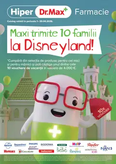 Previzualizarea de cataloage: Dr.Max Dr.Max Catalog Mother & Baby Disneyland valabil de la 01.04.2026