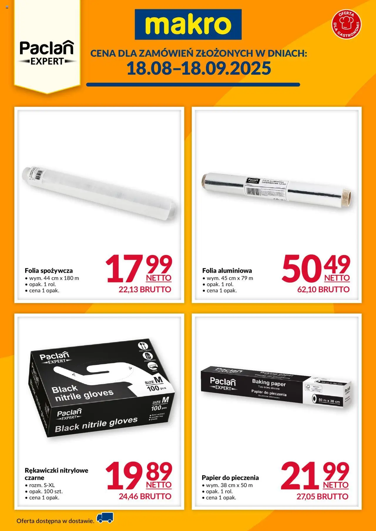 Makro Paclan od 18.08.2025 - Nowa Gazetka - Numer strony 1