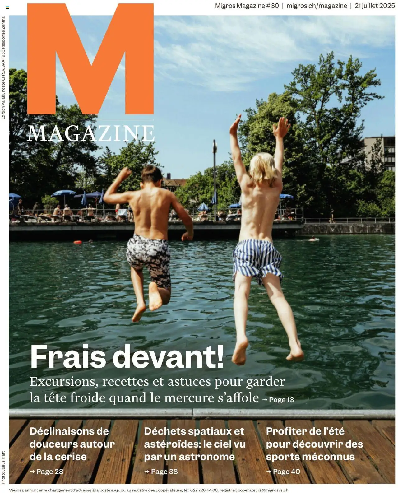 Migros Magazin FR ab 22.07.2025 - Seitennummer 1