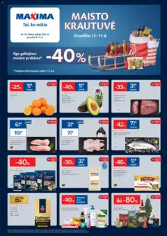 MAXIMA parduotuvės leidinio Leidinys galiojančio nuo 2025.12.09 peržiūra