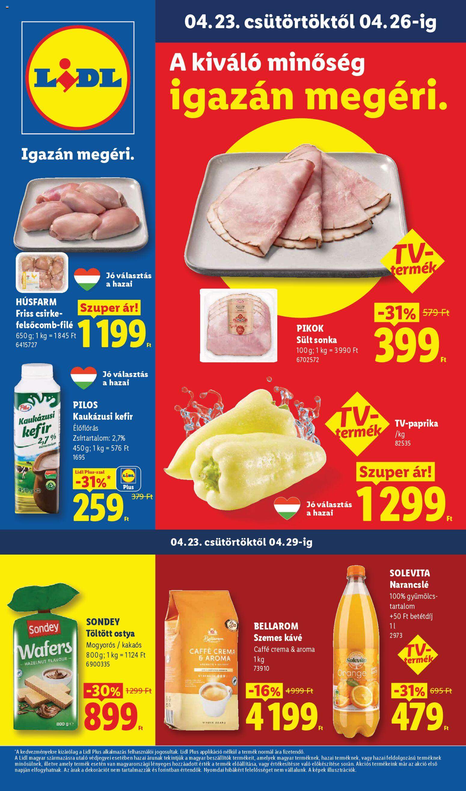 Akciós újság Lidl 04.23.