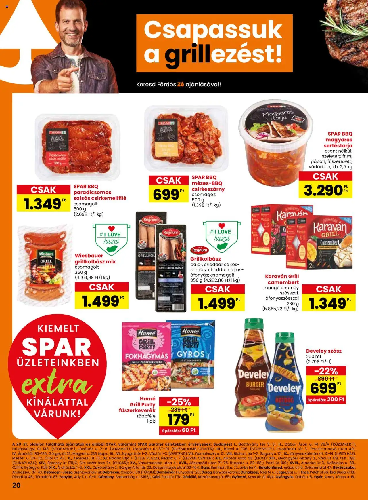 Spar aktuális szórólap, érvényes 2025.08.14.-től - 1 oldal