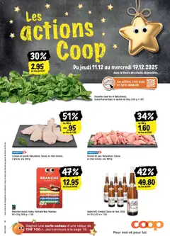 Vorschau des Merkblatts Les actions de la semaine vom Shop Coop gültig von 11.12.2025 bis 17.12.2025