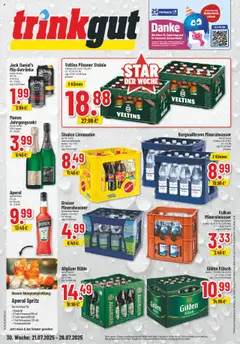 Vorschau von dem Prospekt des Geschäftes Trinkgut, gültig ab dem 21.07.2025