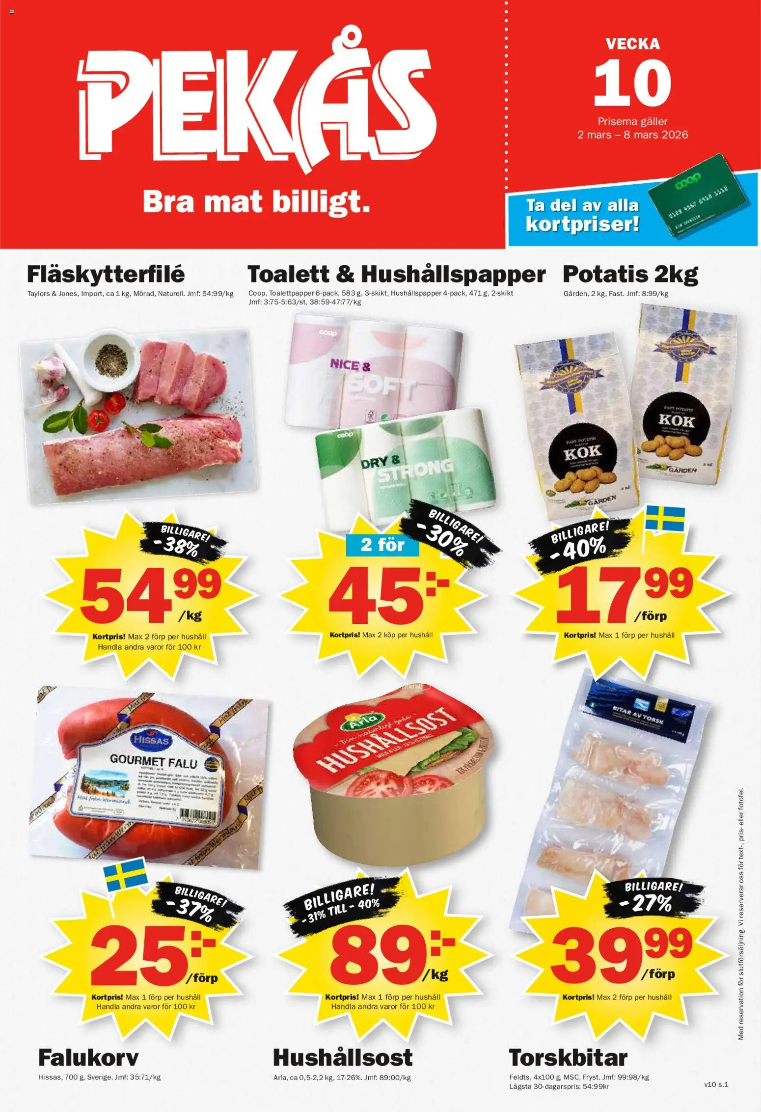 Förhandsgranska reklamblad Pekås erbjudanden från butik Pekås gäller från 02/03/2026