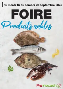 Prévisualisation de Foire Maree Produits nobles du magasin Promocash formulaire valide 16/09/2025
