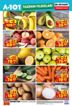A101 A101 - Tazenin Yıldızları 26.03.2026 - Broşürünün önizlemesi
