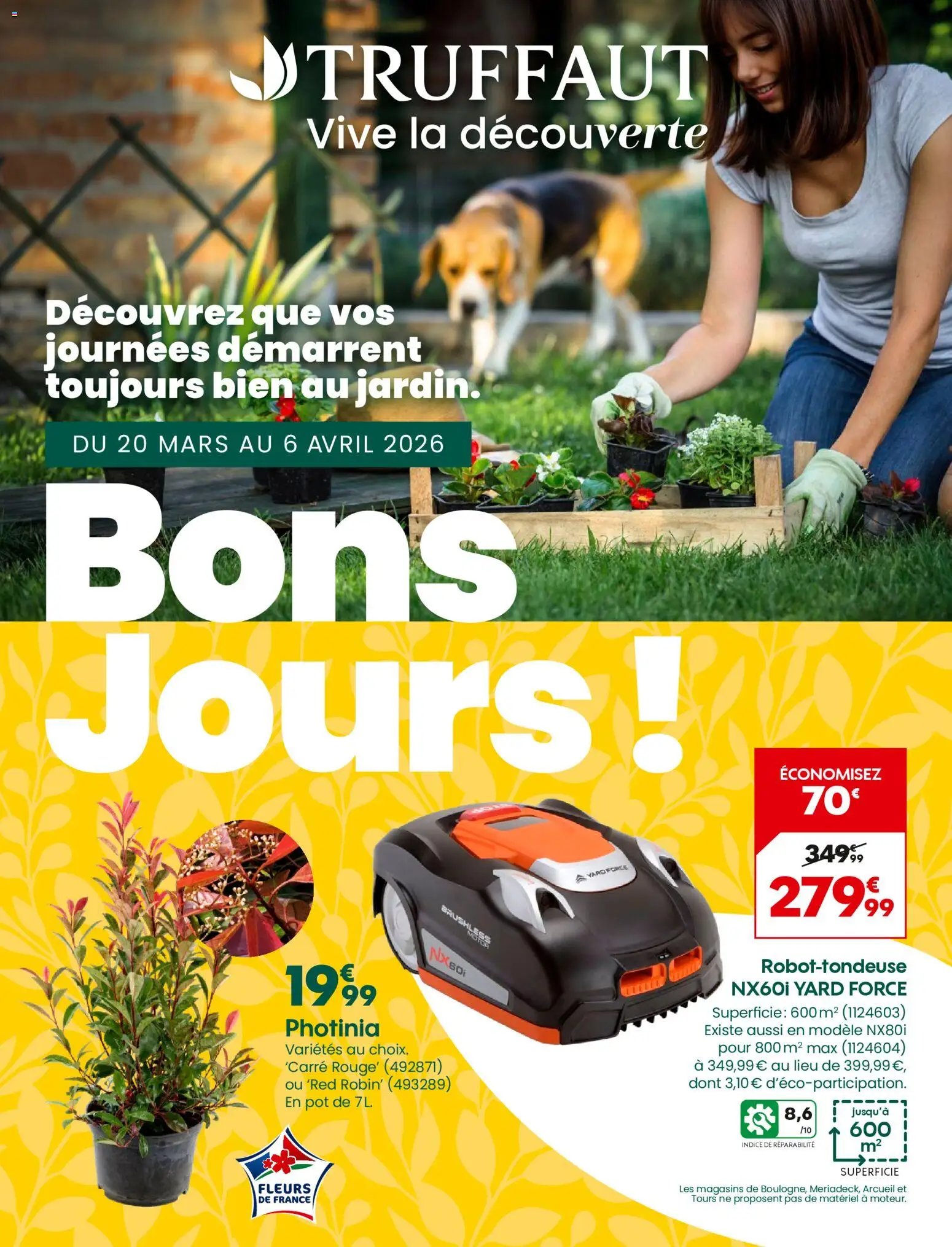 Prévisualisation de Truffaut catalogue du magasin Truffaut formulaire valide 20/03/2026 - Fleurs