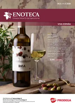 Vorschau des Merkblatts Prodega aktionen Enoteca vom Shop Prodega gültig von 30.03.2026 bis 11.04.2026
