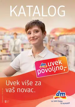 Pregled DM Drogerie kataloga - važi od 01.01.2026