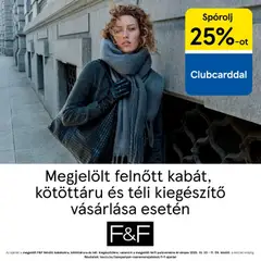 F&F - Akciós újság F&F megtekintése, amely érvényes 2025.10.23.-től