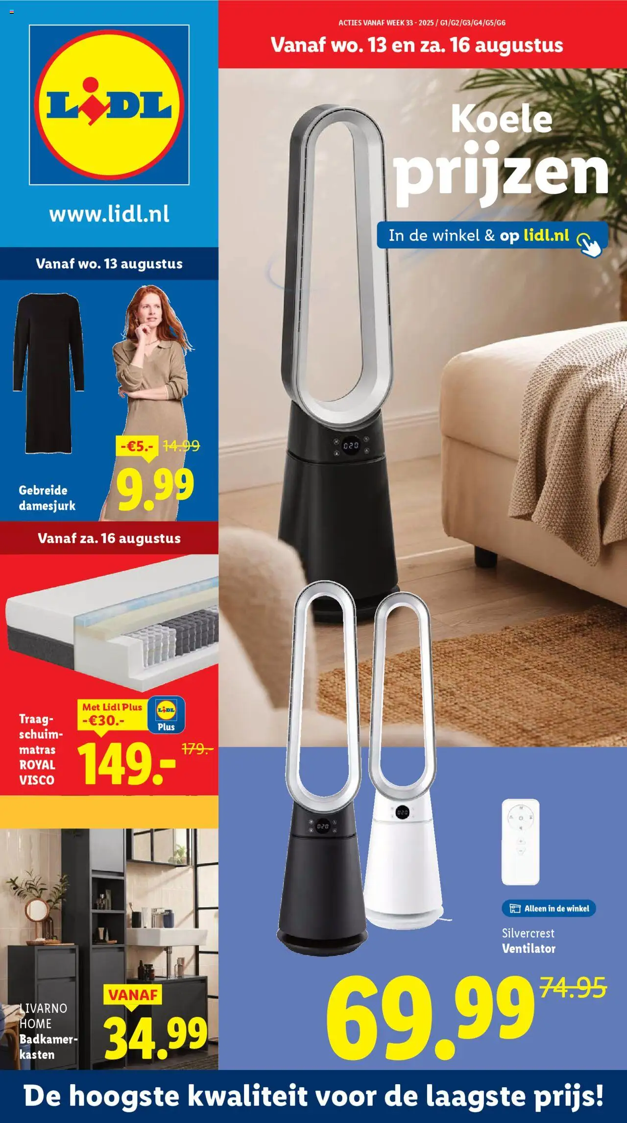 Lidl shop Non Food Folder week 33 geldig vanaf 13-08-2025 - Paginanummer 1