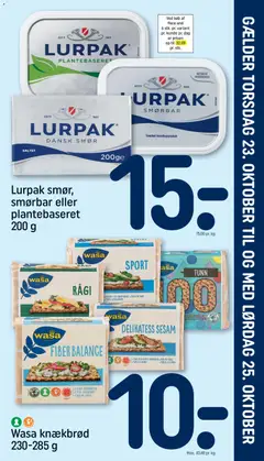 Eksempel på tilbudsavis Indstik fra butik Rema 1000 gyldig fra 23/10/2025