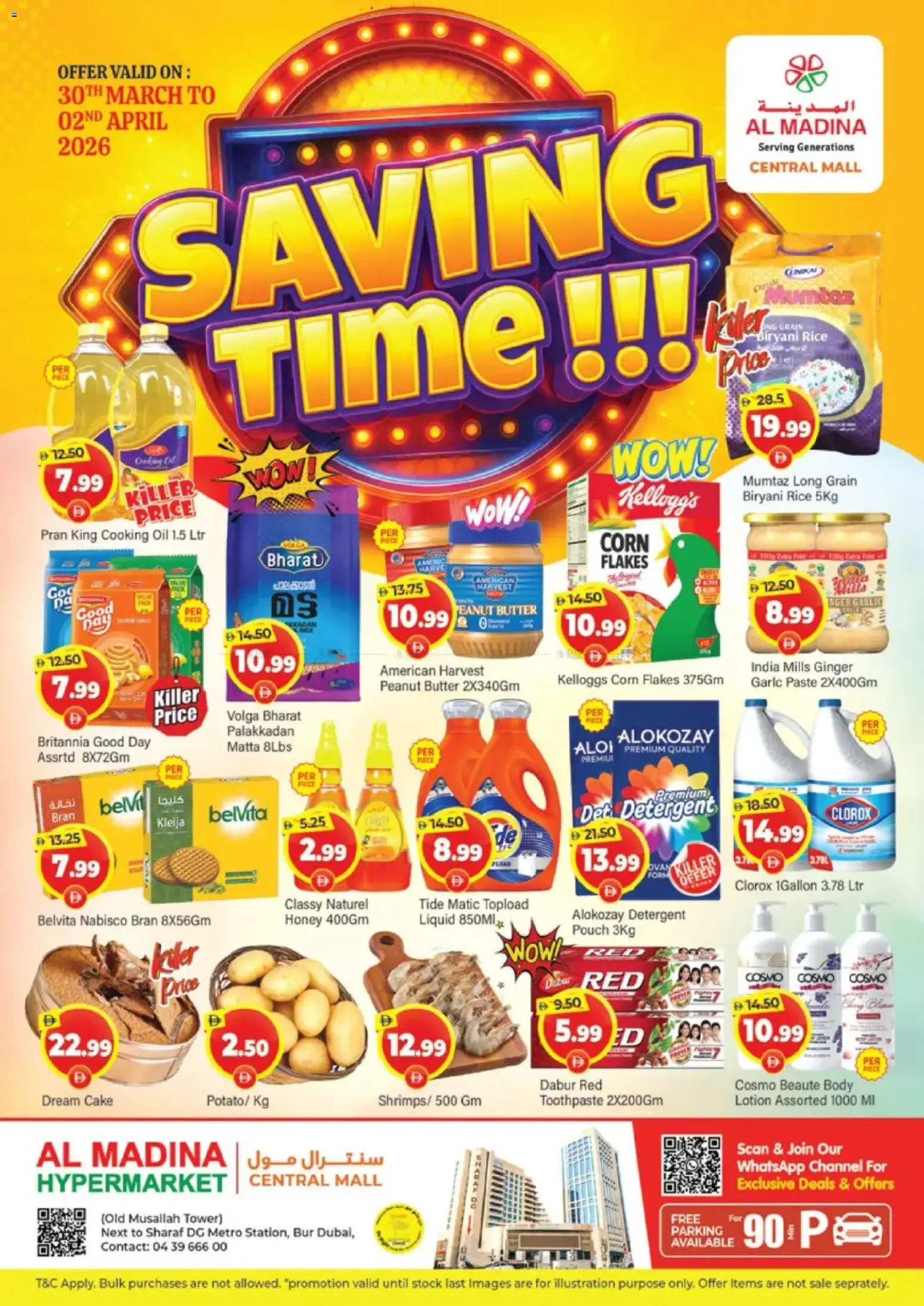 Preview of the catalogue Saving Time - Central Mall, Dubai of store Al Madina valid from 31 Mar, 2026