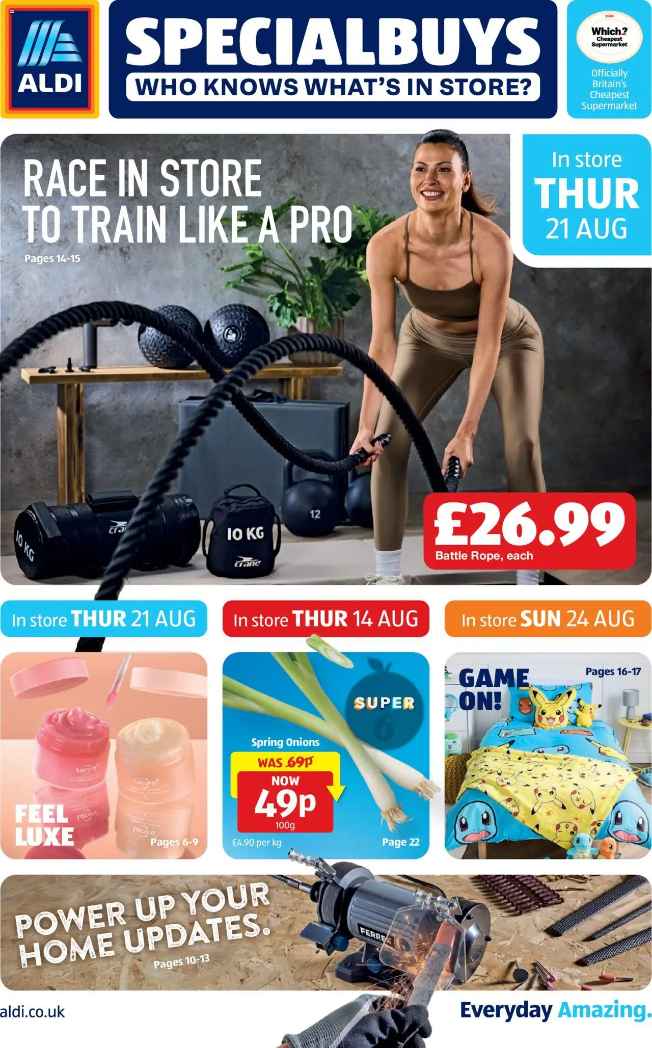 Aldi shop Weekly offers UK Specialbuys valid from 21/08/2025 - Page number 1