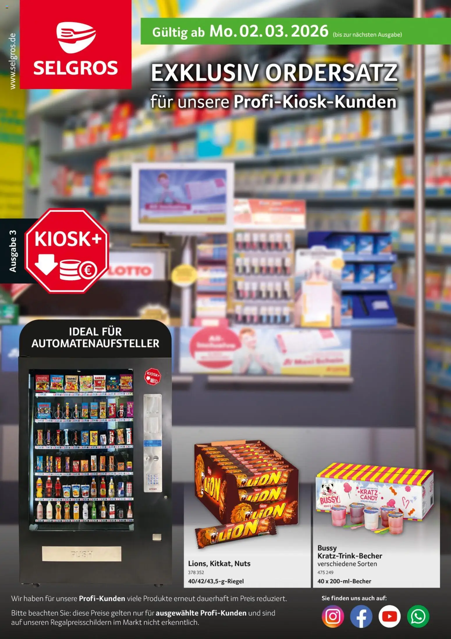 Vorschau von dem Prospekt des Geschäftes Selgros, gültig ab dem 02.03.2026 - Haribo