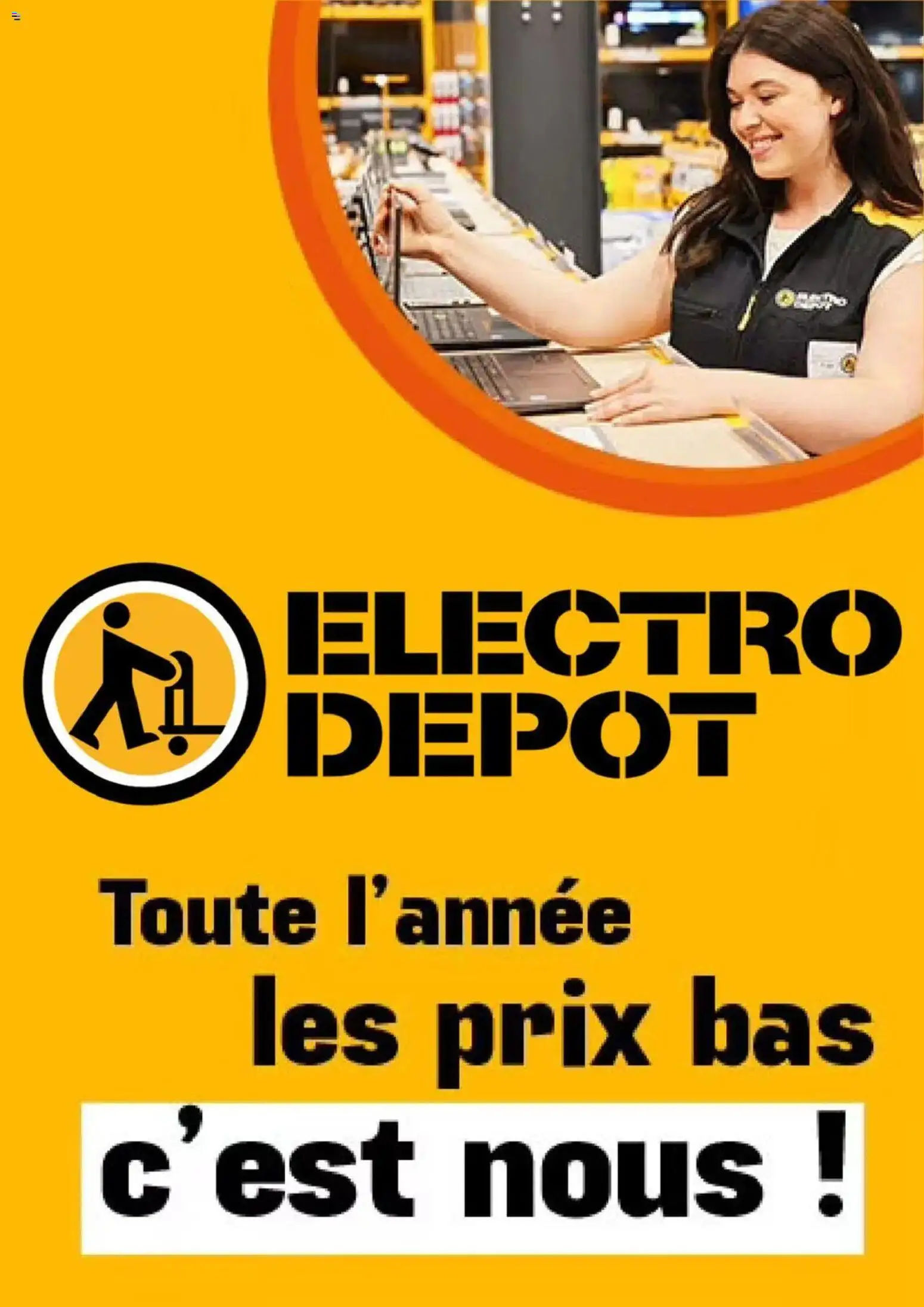 Prévisualisation de Catalogue du magasin Electro Dépôt formulaire valide 31/10/2025