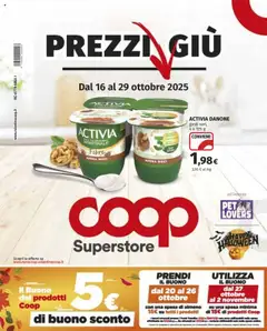 Anteprima dell'opuscolo Volantino Superstore - Oleggio dal negozio COOP valido da 16/10/2025