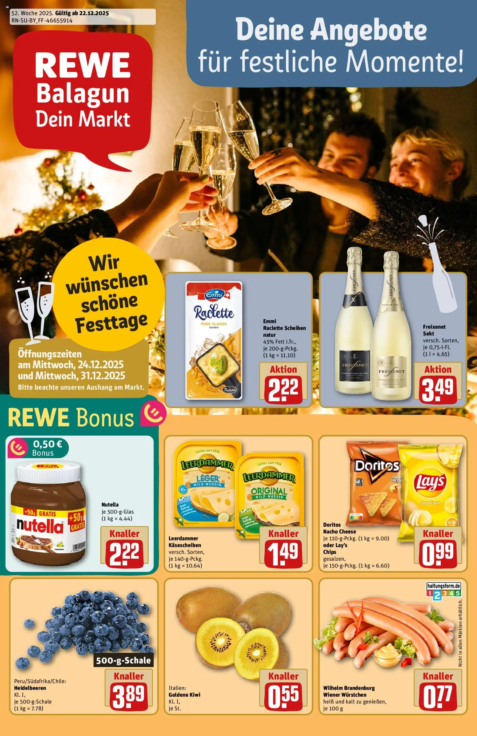 Voorbeeld van DE Folder van winkel Rewe DE geldig vanaf 22-12-2025