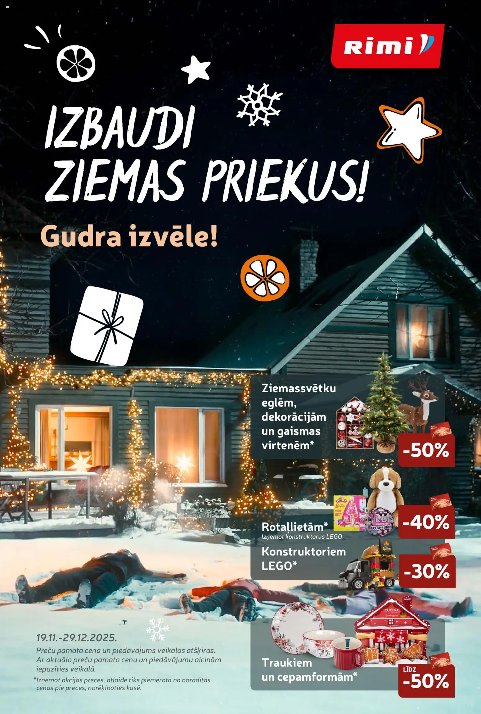 Skatīt Rimi akciju bukletu, derīgs no 2025.11.19