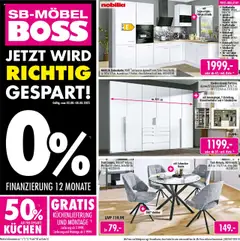 Vorschau von dem Prospekt des Geschäftes SB Möbel Boss, gültig ab dem 02.08.2025