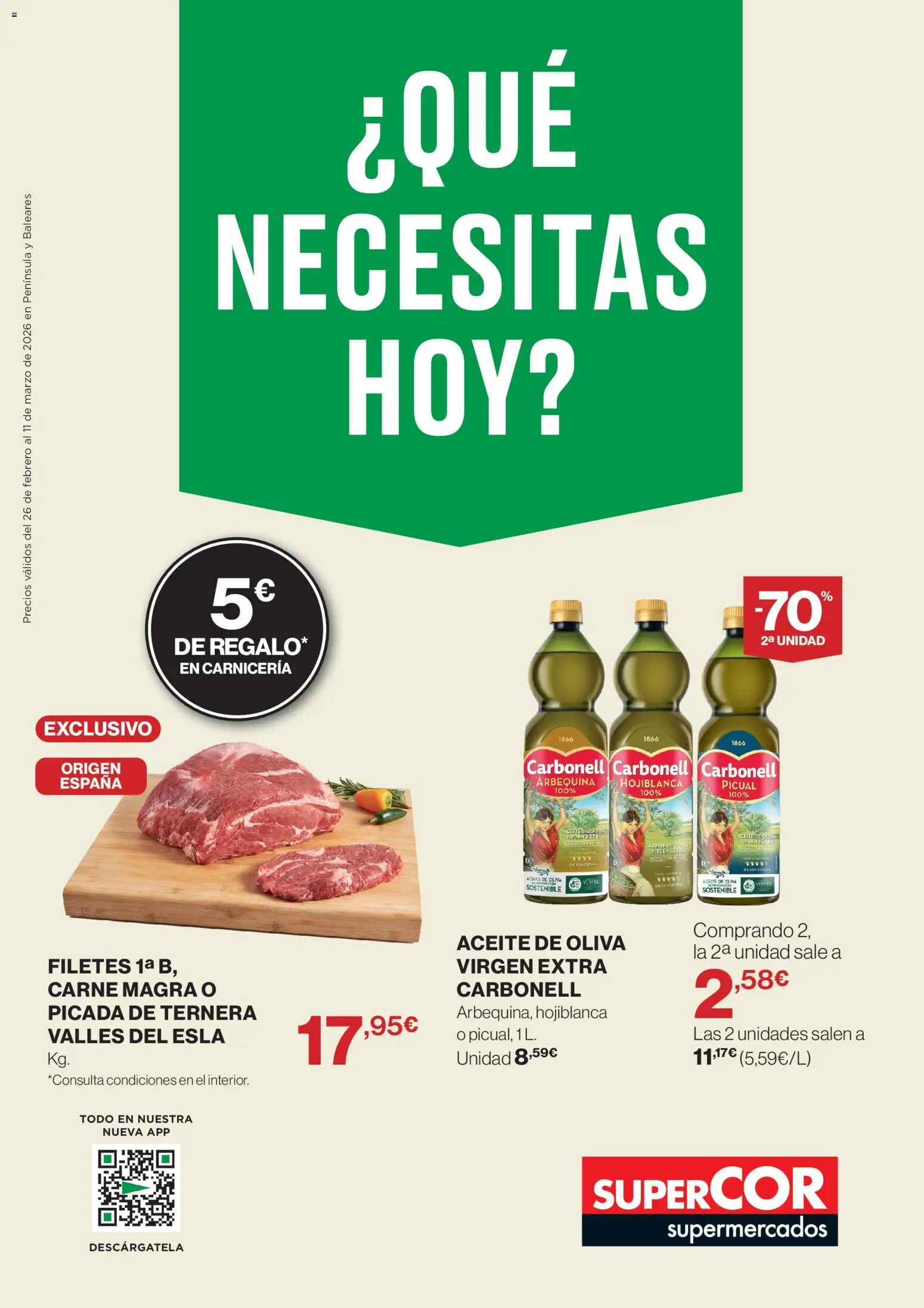 Vista previa del folleto de la tienda Supercor válido desde el 26/02/2026 