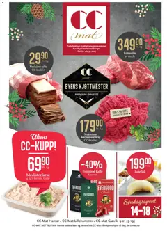 Forhåndsvis Kundeavis fra butikk CC Mat gyldig fra 08/12/2025