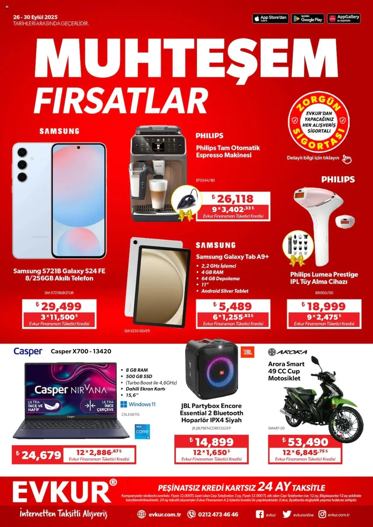Evkur Muhteşem Fırsatlar (26 - 30 Eylül 2025) - Sayfa numarası 1