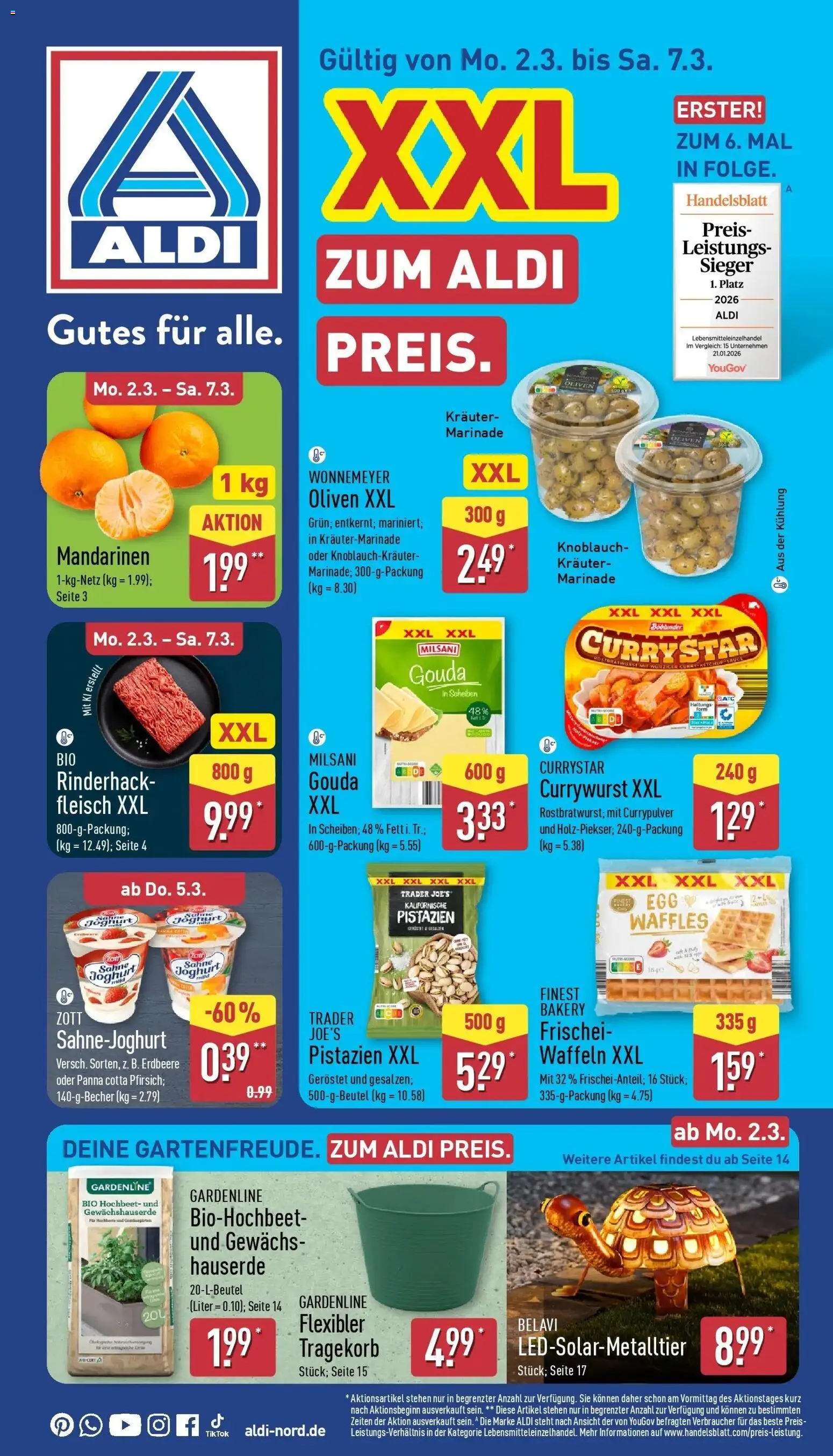 Vorschau von dem Prospekt des Geschäftes Aldi, gültig ab dem 02.03.2026