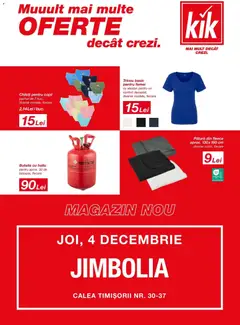 Previzualizarea de cataloage: Kik Catalog KiK până în data de 03.12.2025 valabil de la 30.11.2025