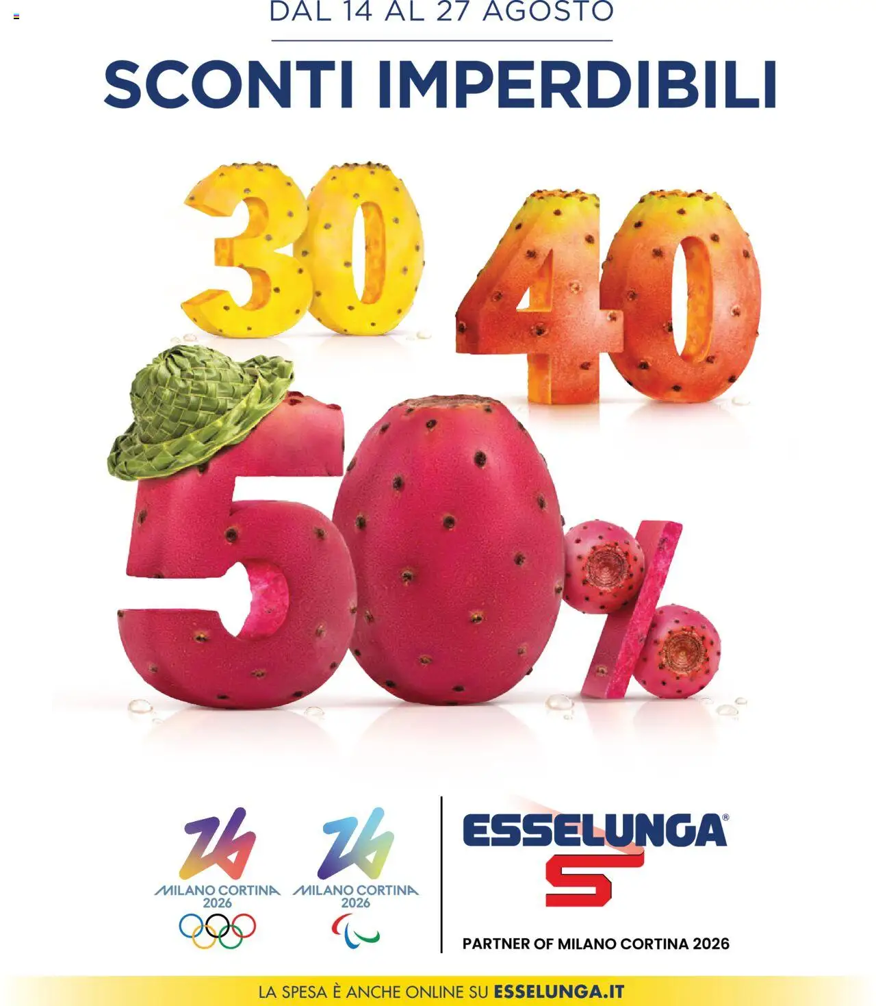 Volantino Esselunga S valido da 14/08/2025 numero di pagina 1