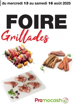 Prévisualisation de Foire grillades du magasin Promocash formulaire valide 13/08/2025