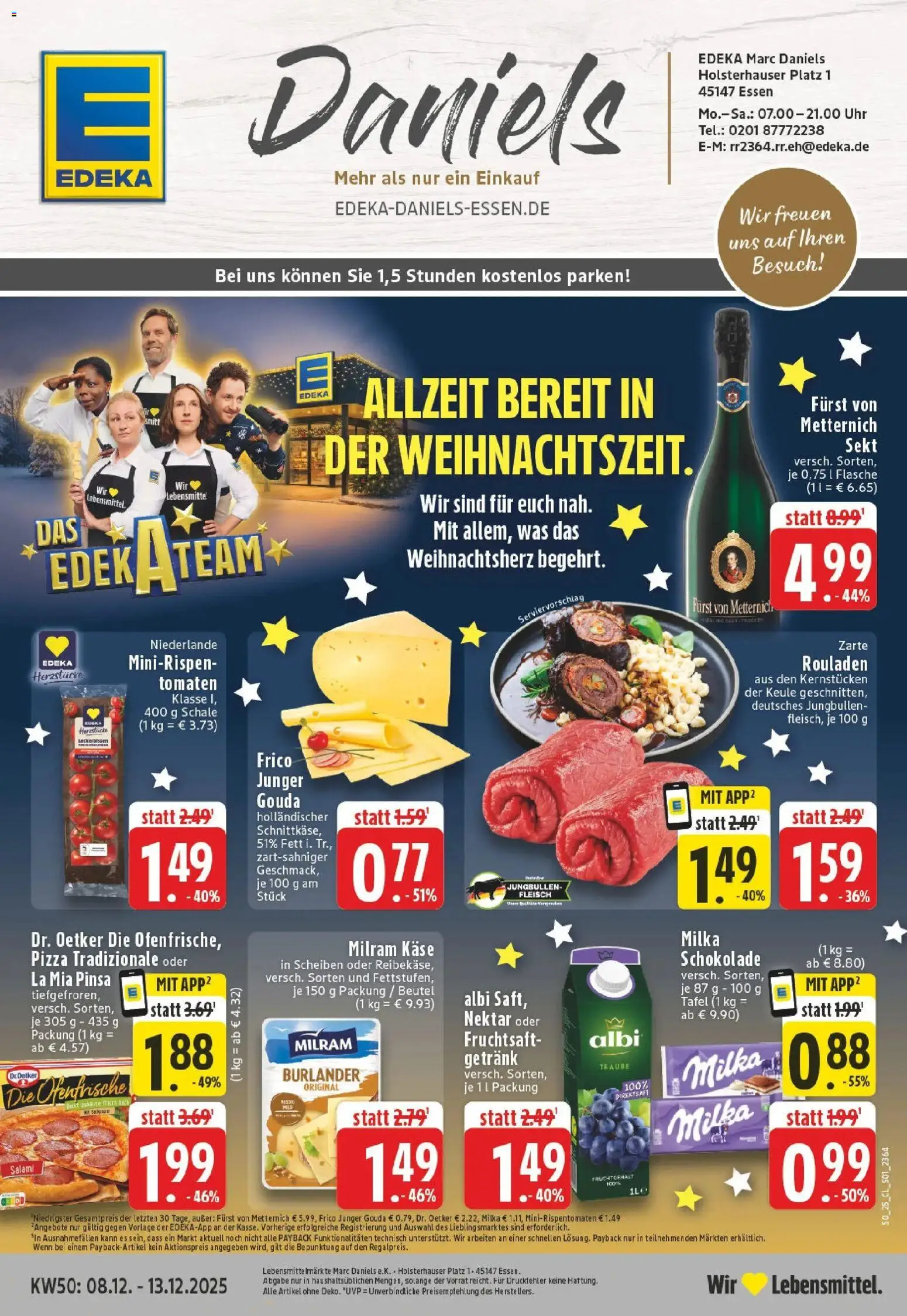 Vorschau von dem Prospekt des Geschäftes Edeka, gültig ab dem 07.12.2025
