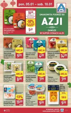 Pogląd gazetki "Podróż do Azji z ALDI" ze sklepu Aldi ważnej od 04.01.2026