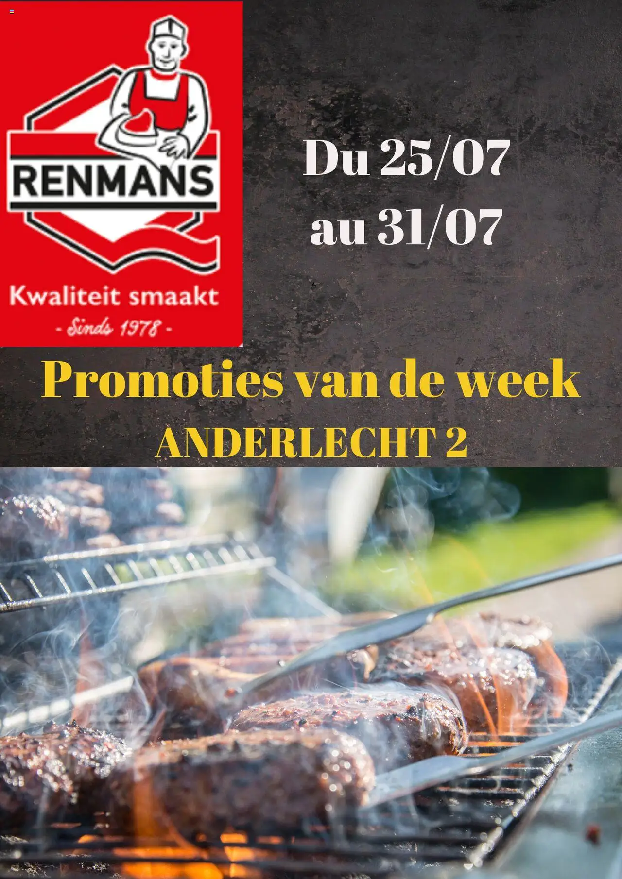 Renmans shop Folder / Publicité geldig vanaf 25/07/2025 - Paginanummer 1