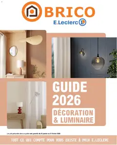 Prévisualisation de Guide decoration interieure du magasin Brico E.Leclerc formulaire valide 20/01/2026