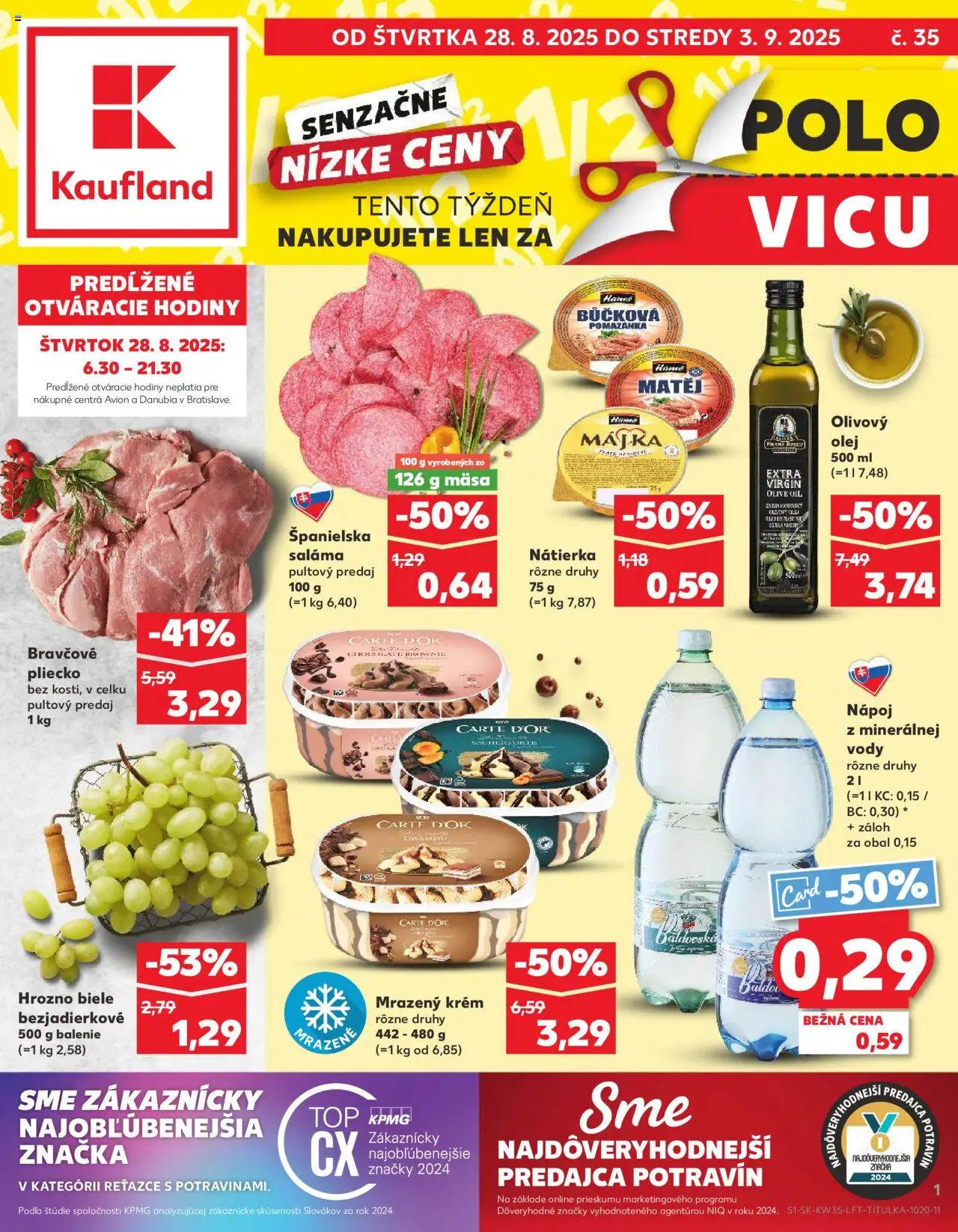 Kaufland leták od 28.08.2025 - Bratislava-Nové Mesto