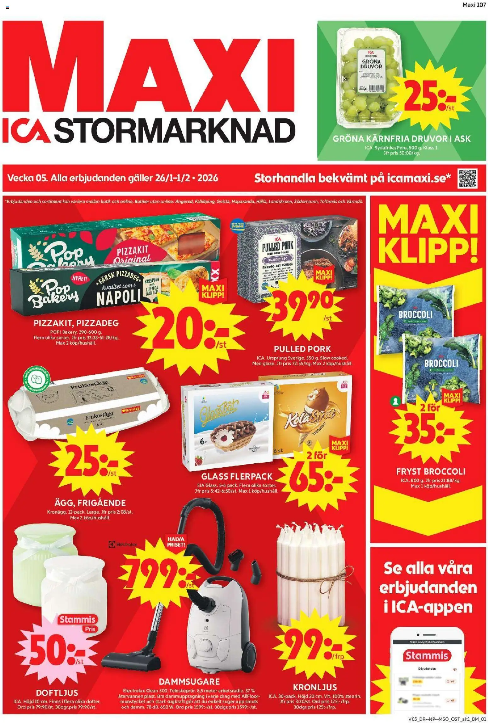 Förhandsgranska reklamblad Järfälla från butik ICA Maxi gäller från 26/01/2026